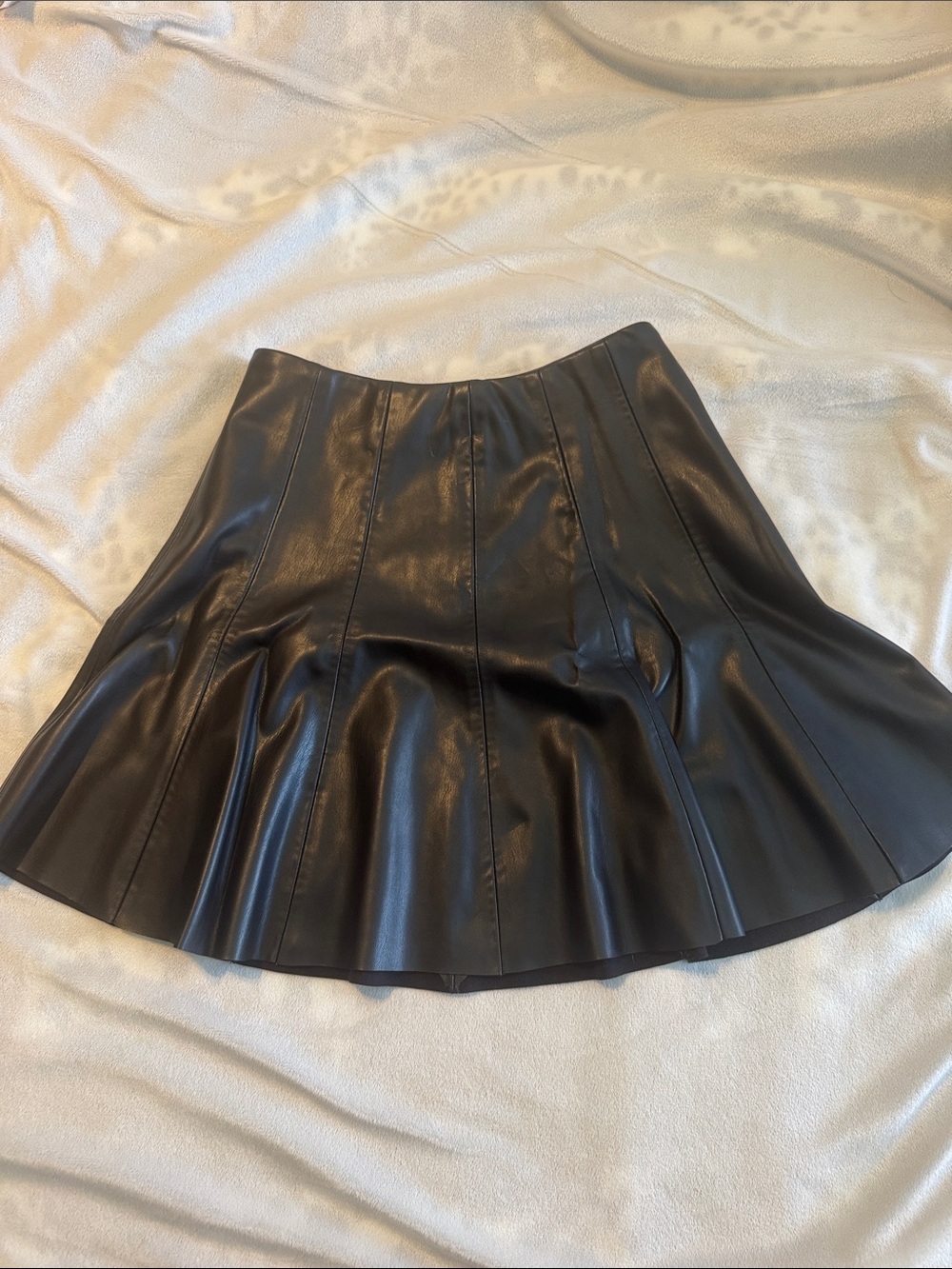 Vegan Leather Skirt